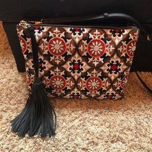 Oryany textile crossbody or clutch.